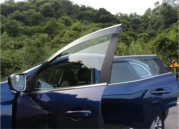 online Para Renault Kadjar Janela Viseira Sol Chuva Defletor Guarda Toldos Com Pp Carro-estilo De Proteção Acessórios 2016 2017 Pçs/set