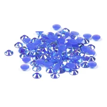 Смола стразы оптом супер блеск 2-6 мм синий AB Цвет 14 граней Круглый с плоским основанием, не патч дизайн ногтей украшения DIY