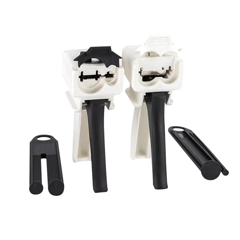 Dental Impression Gun Mixing Dispensing Universal Dispenser Gun 1:1/1:2 Silicon Rubber Dispenser Gun 10:1 Dentist Tools