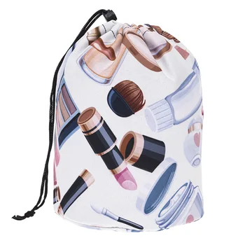 

10pcs New barrel type cosmetic clothing socks packaging bags large travel draw pocket creative pouch package