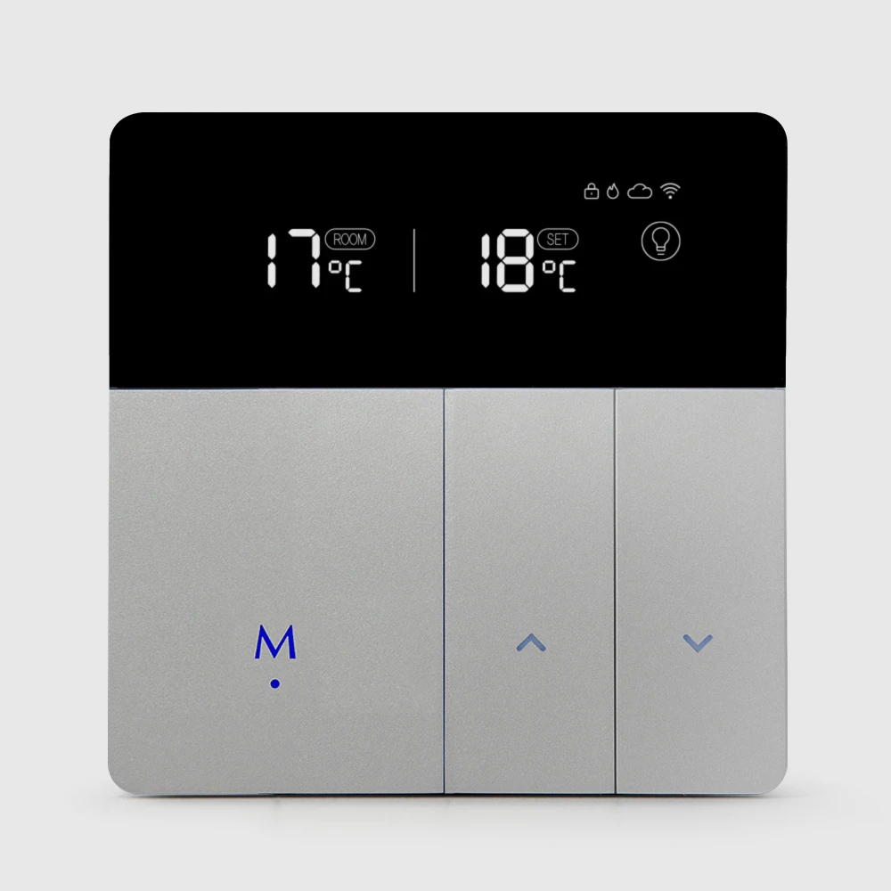 Водяное Напольное отопление wifi термостат работает с Alexa Google Home Smart wifi контроль внешней температуры
