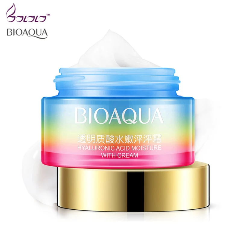 

BIOAQUA Hyaluronic Acid Moisturizing Face Cream Skin Care Whitening Ageless Day cream face cream Moisturizing Anti Wrinkles Anti