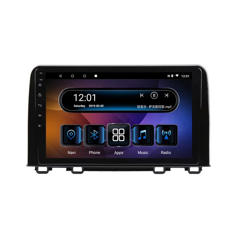 Best 9" 4G RAM 8 cores 1.87 Ghz Android Car DVD GPS Navigation For HONDA CRV 2017 2018 audio stereo car radio headunit bluetooth wifi 17