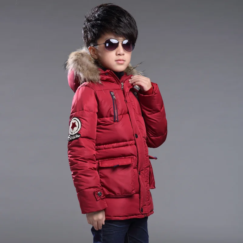 Пуховики для мальчиков коллекция года, зимняя куртка для мальчиков, теплая верхняя одежда с капюшоном, пальто детские парки для мальчиков, одежда детская куртка для детей возрастом от 10 до 12 лет