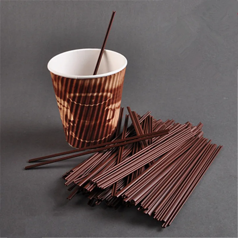 Plastic Disposable Eco friendly Stirring Bar High Quality Strong Coffee Stick Beverage Straw Hot