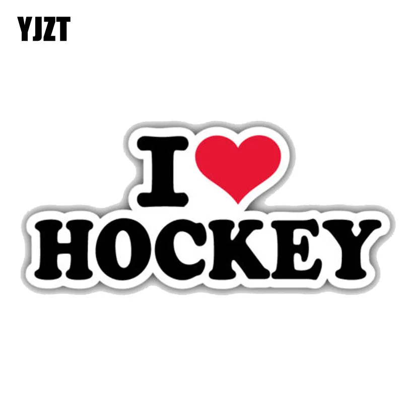 Gelijkmatig diep toenemen YJZT 15.2CM*6.3CM Personality Text I Love Hockey Label PVC Decoration Car  Sticker 11 00013|Car Stickers| - AliExpress