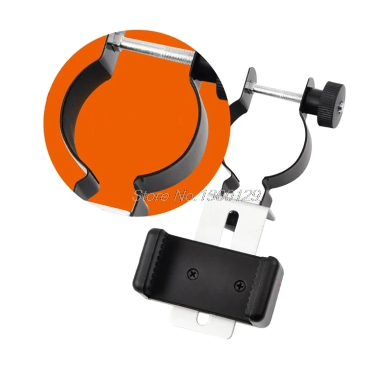 Черный универсальный адаптер для мобильного телефона зажим Кронштейн держатель Микроскоп телескоп аксессуары Dec12 Прямая поставка