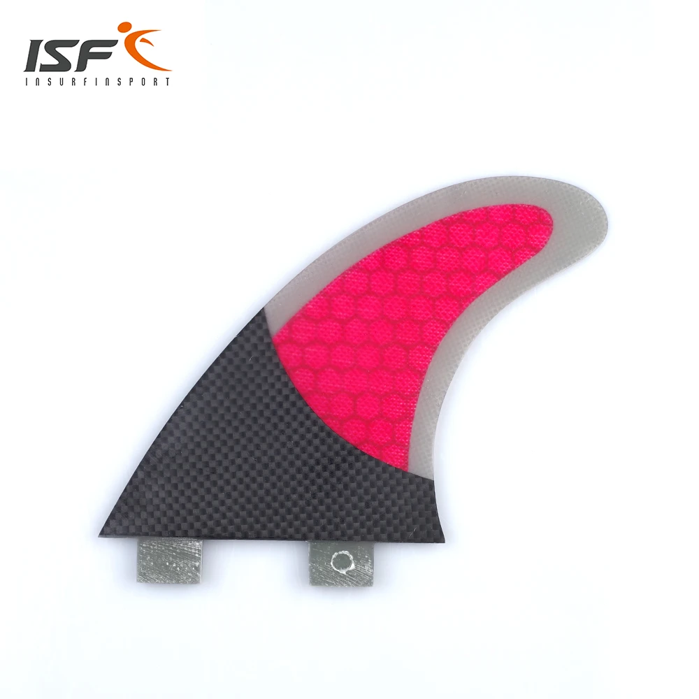 

popular Innegra Surfboard Fins Fin Set (3) FCS Compatible Medium Customized RED Surf Fin