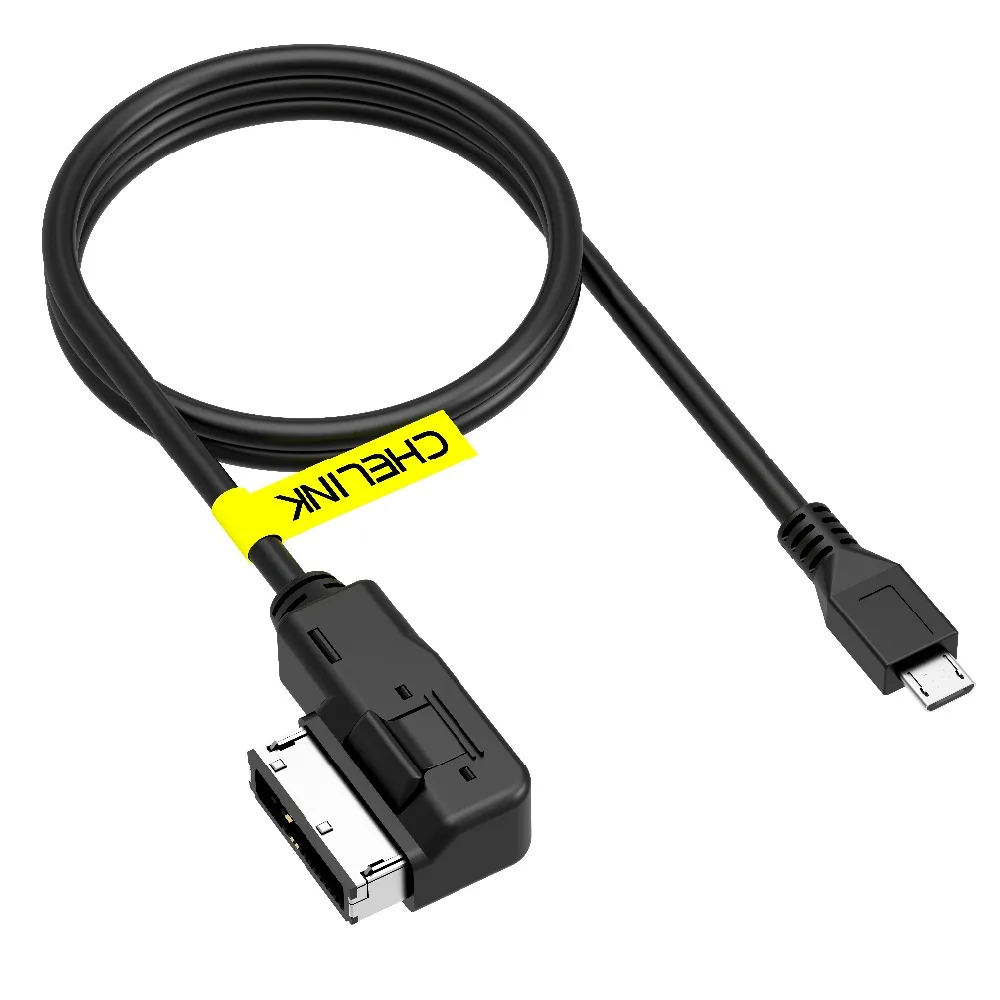 

CHELINK Audi MMI AMI MDI Car AUX Adapter Cable Android Micro USB Interface Cable Charger Connector For Samsung Galaxy