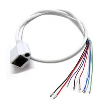 10 шт. CCTV IP Сетевая камера PCB модуль видео кабель питания длиной 60 см RJ45 Женский и DC Мужской разъемы с терминалами