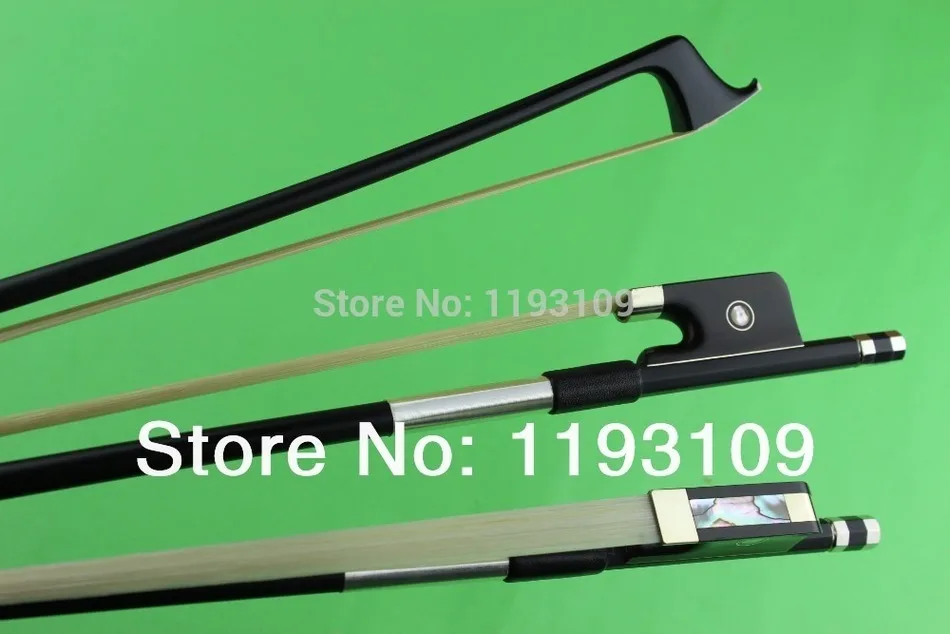 

New black Carbon fiber cello bow 4/4 size good balance Free Shipping