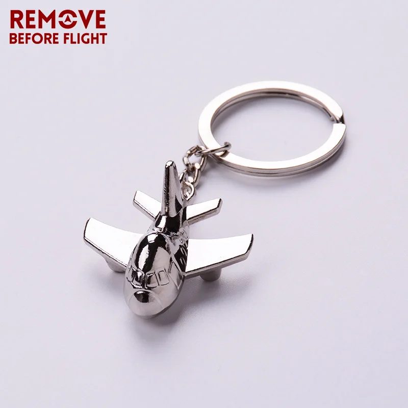 Remove Before Flight Creative Combat Aircraft Key Chain for Aviation Gifts Metal Plane Keychain Brand Jewelry Key Ring Chain3