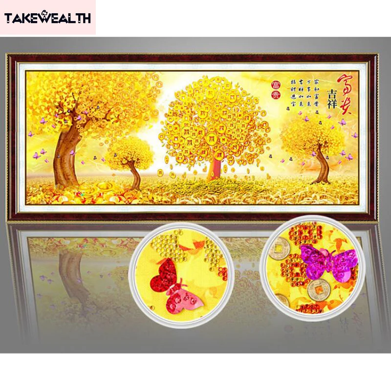 

Special Shaped Diamond mosaic full diamond embroidery beads Beautiful Trees diamond cross stitch diamond unfinished kits ZL15