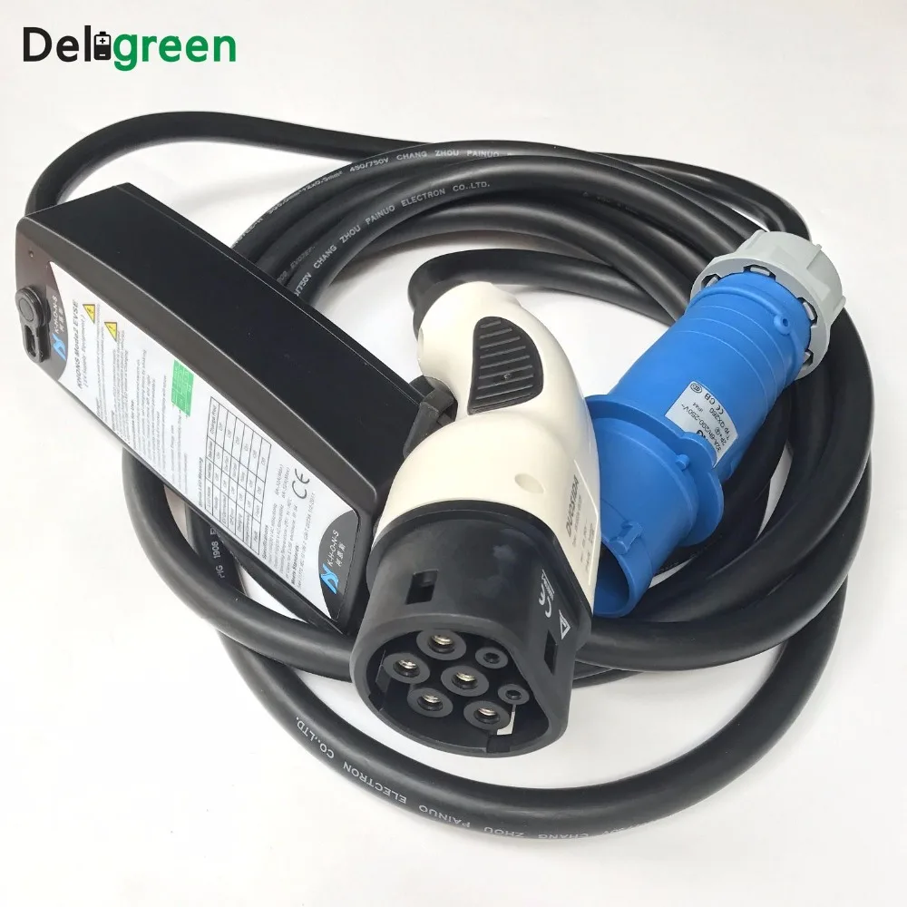 7 кВт EV зарядное устройство тип 2 Уровень регулируемое EVSE DC домашнее настенное s 32A