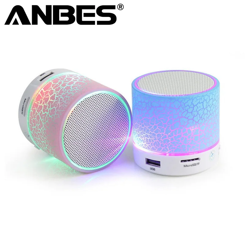 Мини Bluetooth динамик беспроводной умный светодиодный bluetooth аудио TF карт слот FM