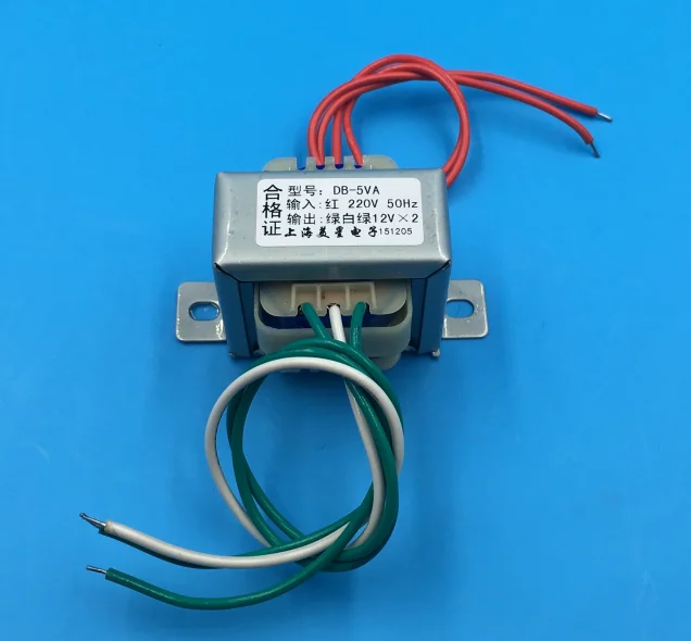 Dual 6V 9V 12V 15V 18V 24V 36V Transformer 220V input Power Transformer 5VA EI41 5VA Transformer for pre-amplifier board