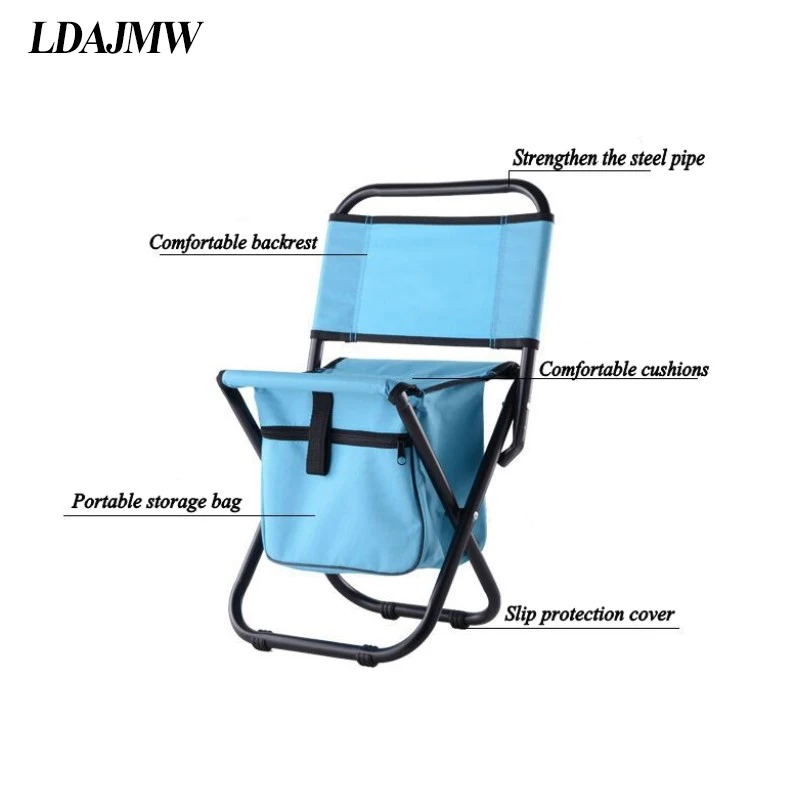 LDAJMW многофункциональная пляжная спинка стул ледяная сумка для термоса рыболовный стул для отдыха на открытом воздухе стул Дорожная сумка-холодильник для хранения
