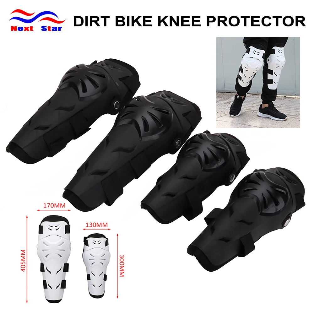 

Motorcycle 4 Kits Adjustable Elastic 32*12 Elbow Pad 43*13.5 Knee Pad Set Protection Guard Comfortable Safe Body Protector