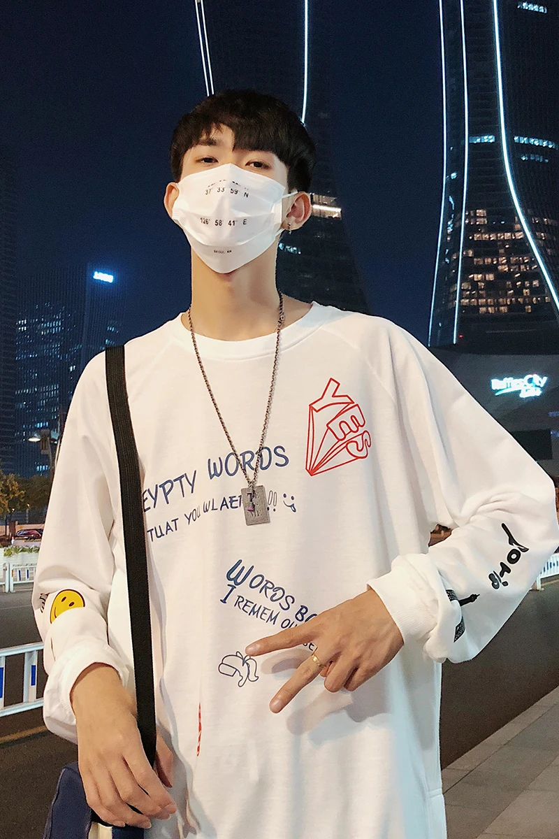

Privathinke Streetwear Letter Carton Pattern T-Shirt Men Casual Cotton Loose Tshirt Male O-Neck Tee homme 2019 Summer 5XL