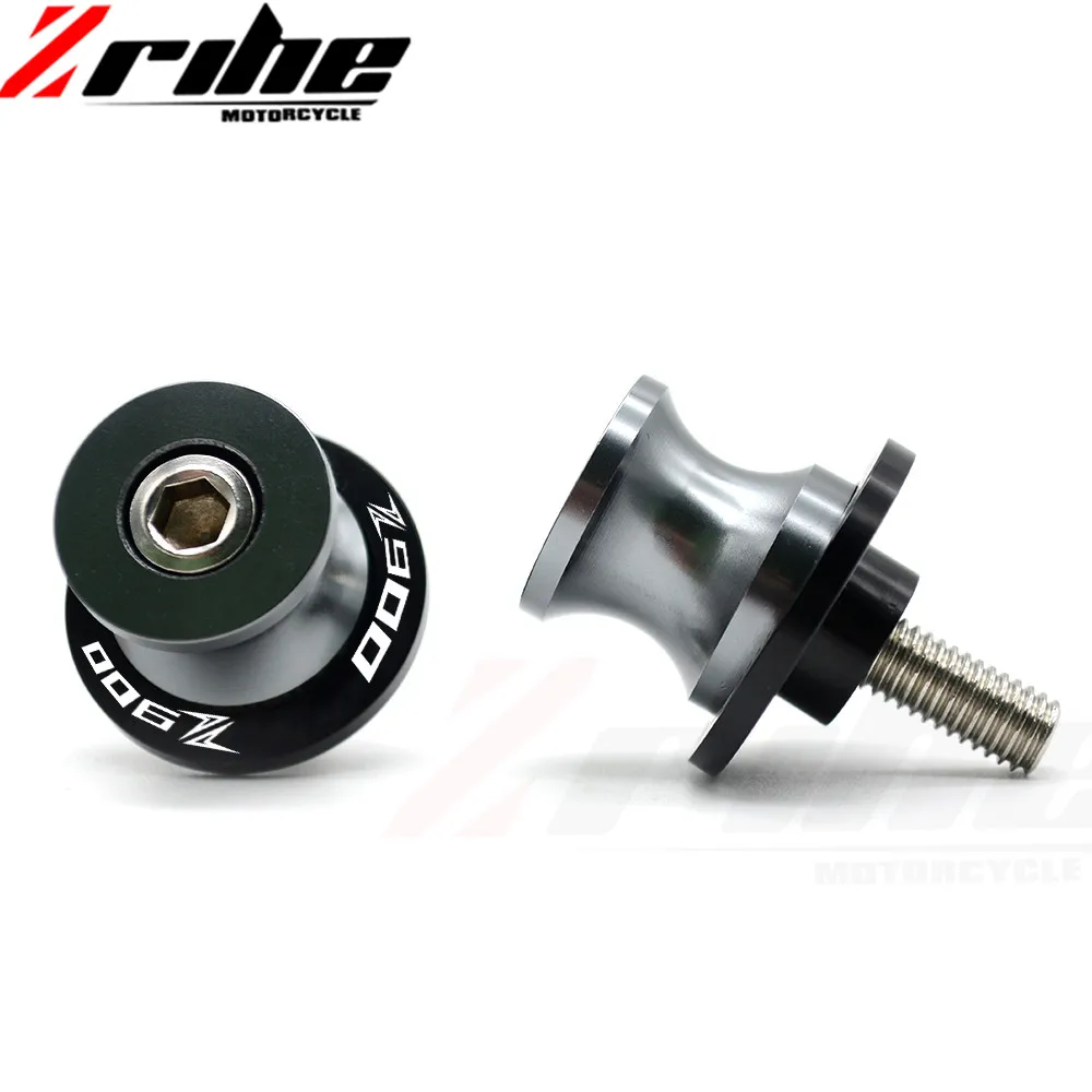 2pcs M8 X1.5 Motorcycle Swing arm Sliders Spools CNC Swing Arm Stand Screw for Ducati Triumph Z900 Z800 ZX 10R//6R S1000RR CBR1000RR//250R//600RR//900RR GSXR B-KING1300 DL1000 TL1000RS GSR GSX Gray
