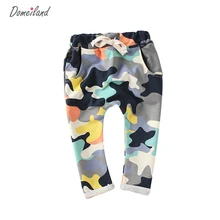 Domeiland de mode Enfants Vêtements 2017 Enfants Garçon filles Camouflage Longue PP Harem Pantalon Cool Garçon Sport Camo Cargo Pantalon