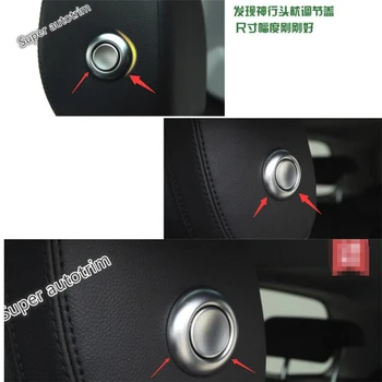 

Lapetus ABS Seat Headrest Head Rest Pillow Adjust Button Ring Cover Trim Fit For Land Rover Discovery Sport 2015 - 2019
