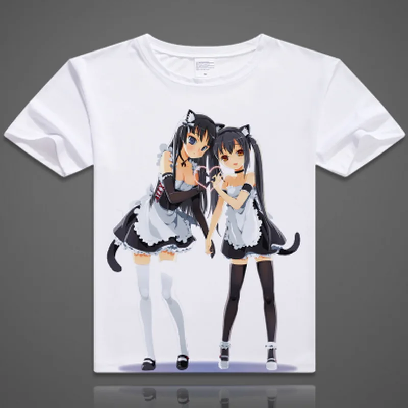 

K-ON Print T Shirt Tops Japanese Anime Kon Hatsune Miku Shirt Men women Fashion Short T Shirt