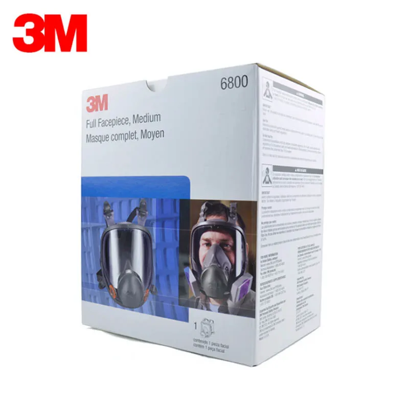  15 In 1 3M 6800 Painting Spray Gas Mask Organic Vapors Safety Respirator Full Facepiece Protection 