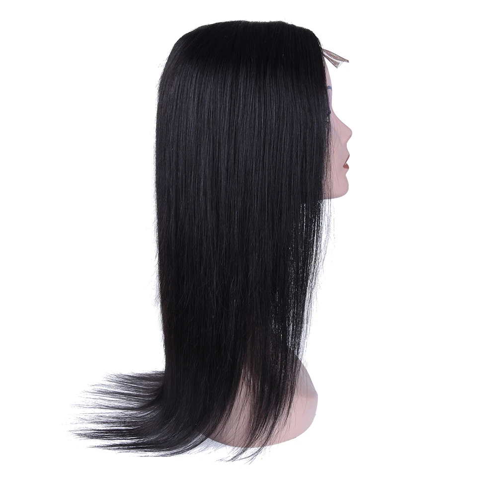 HairUGo Brazilian Hair Straight Lace Front Wig Pre Plucked Natural Hairline Lace Front Human Hair Lace Wigs For Black Women Remy