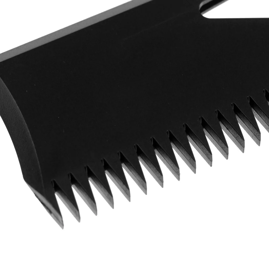 Plastic Surfboard Wax Comb SUP Surf Board Wax Remove Comb With Fin Key Black Maintenance Tool Surfing Accessory