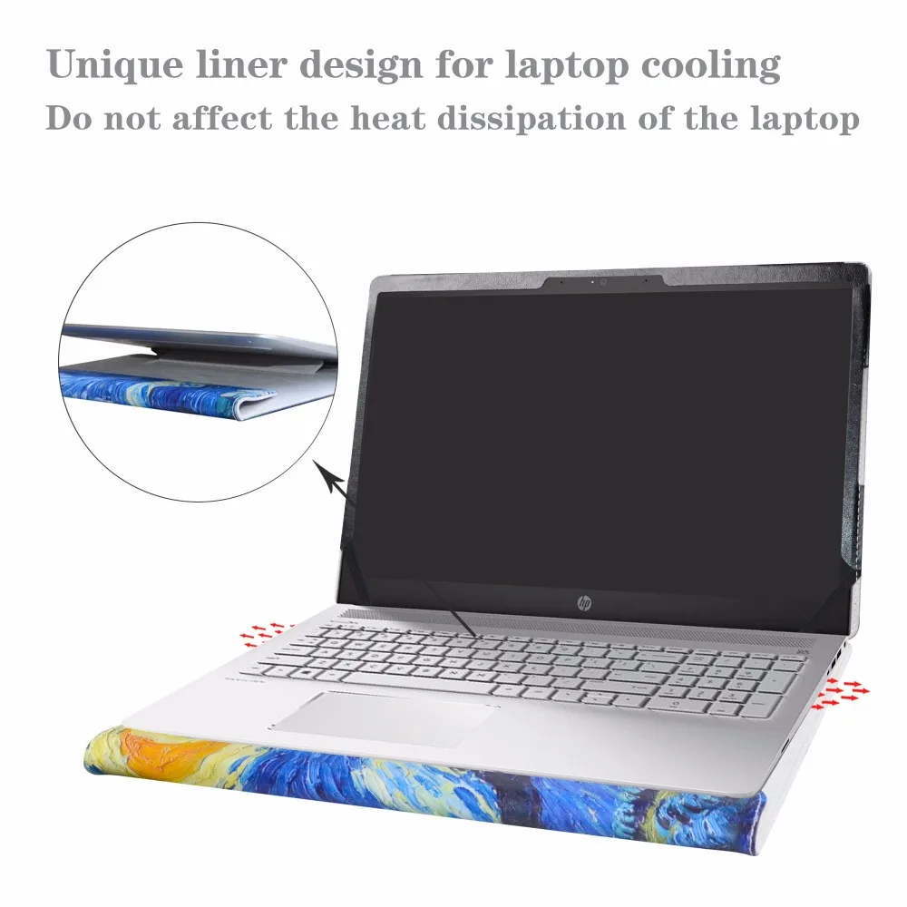 Защитный чехол Alapmk для ноутбука 15," hp Pavilion 15 15-csXXX [не подходит для других моделей]