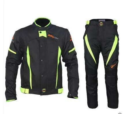 Езда племя мотоциклетные водонепроницаемые куртки Защита дышащий мотокросса брюки Motos jaqueta chaqueta езда гоночная одежда - Цвет: Jacket and pants