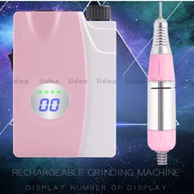 Электрическая шлифовальная машина личные средства ухода за мотоциклом инструменты приборы для ногтей обратный поворот 25000 об./мин. Мини зарядки Тип