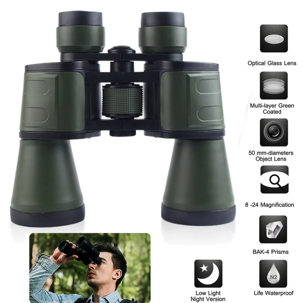 

Outdoor&Sport Monocular HD Telescope 50x 50 Zoom Day And Night View HD Binoculars Hunting Telescope