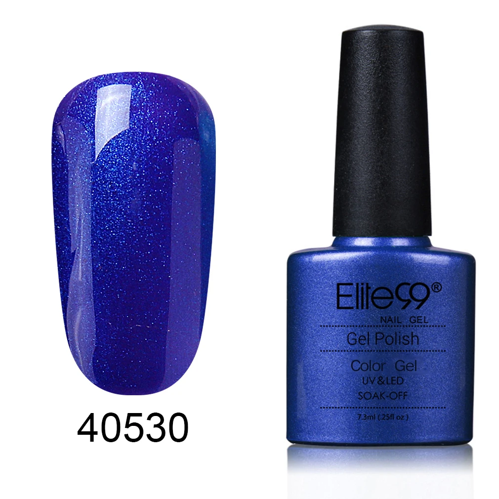 Elite99 7,3 мл Гель-лак для ногтей долговечный замачиваемый Гель-лак для ногтей Светодиодный УФ-гель для быстрого высыхания ногтей 1 шт. 79 цветов - Цвет: S40530