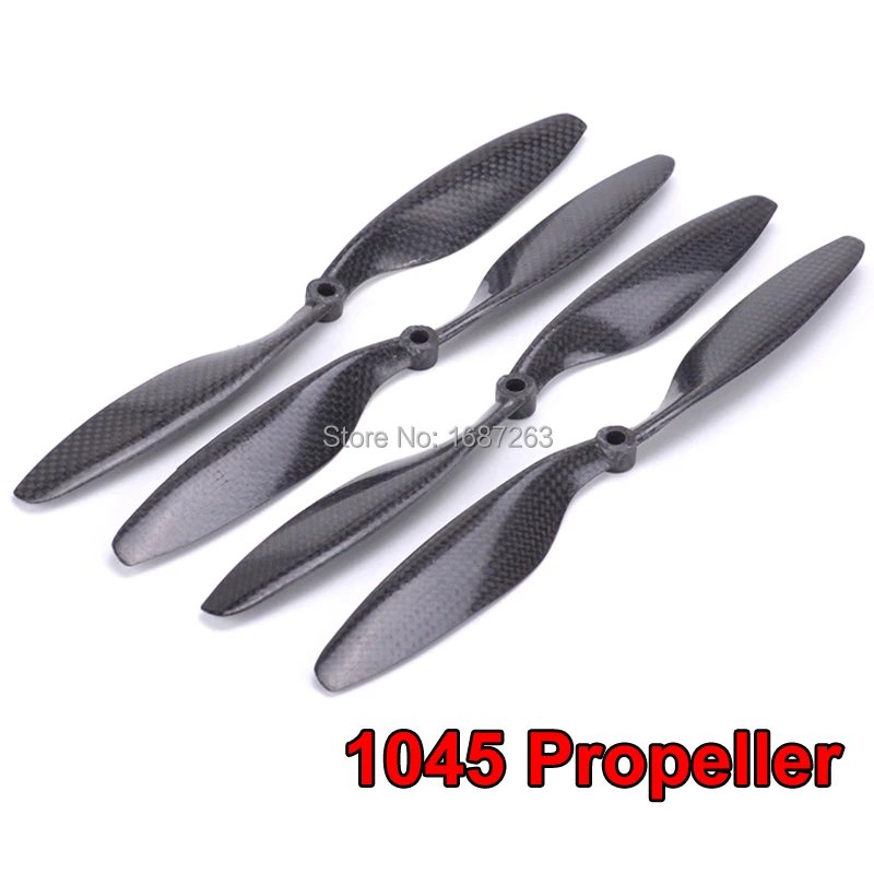 

1045 Propeller 10x4.5 3K Carbon Fiber propellers 1045 props shortcomings four rotor flying saucer Hexacopter for Selflock motor