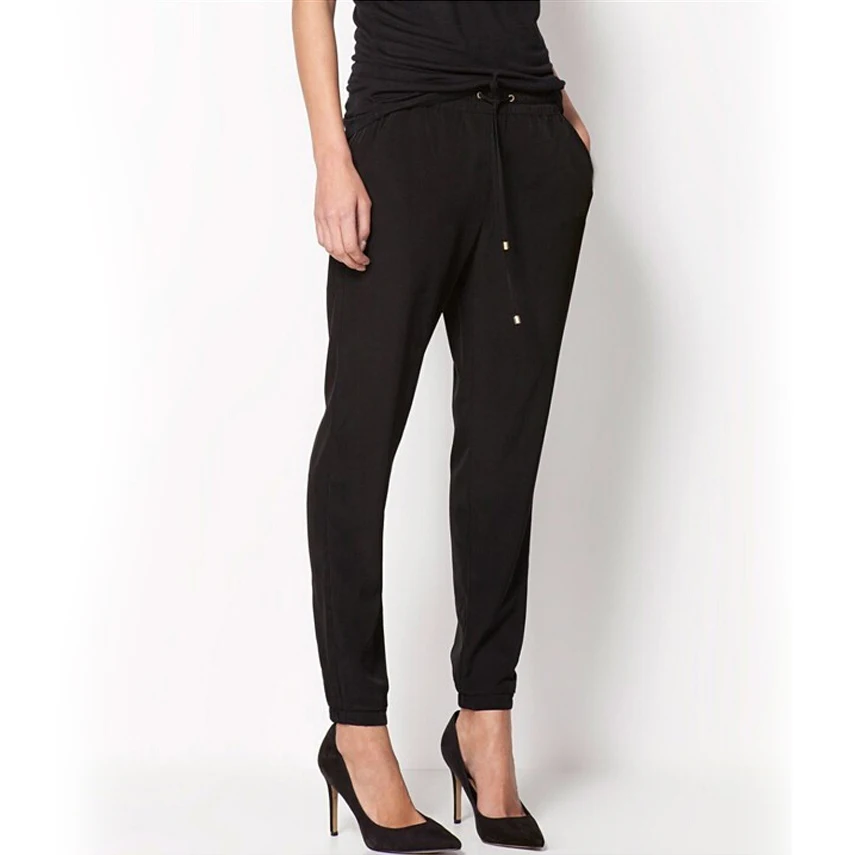 

2016 Summer New Arrival Lady Trousers Full Length Pencil Pants Women Solid All-Match Casual OL Loose Pants Plus Size