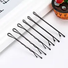 32/36 шт/партия Для женщин и девочек черного цвета, сплав, прямые и Волнистые Основные barretteshair клип милый "Медведь", "Кролик", "упакованы шпильки Женские аксессуары для волос