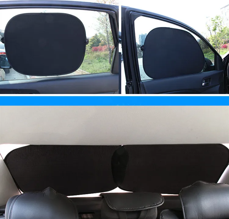 Silver Coated Sun Block Suit for Automobile in Summer with Front Shield Side Shield and Back Shield Car Accessories