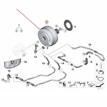 Автомобильный тормозной вакуумный насос тормозной барабан подходит для 1 серии 3 серии 120 130 E90 318 320 325b mw2004-2012 усилитель тормозов вакуумный насос