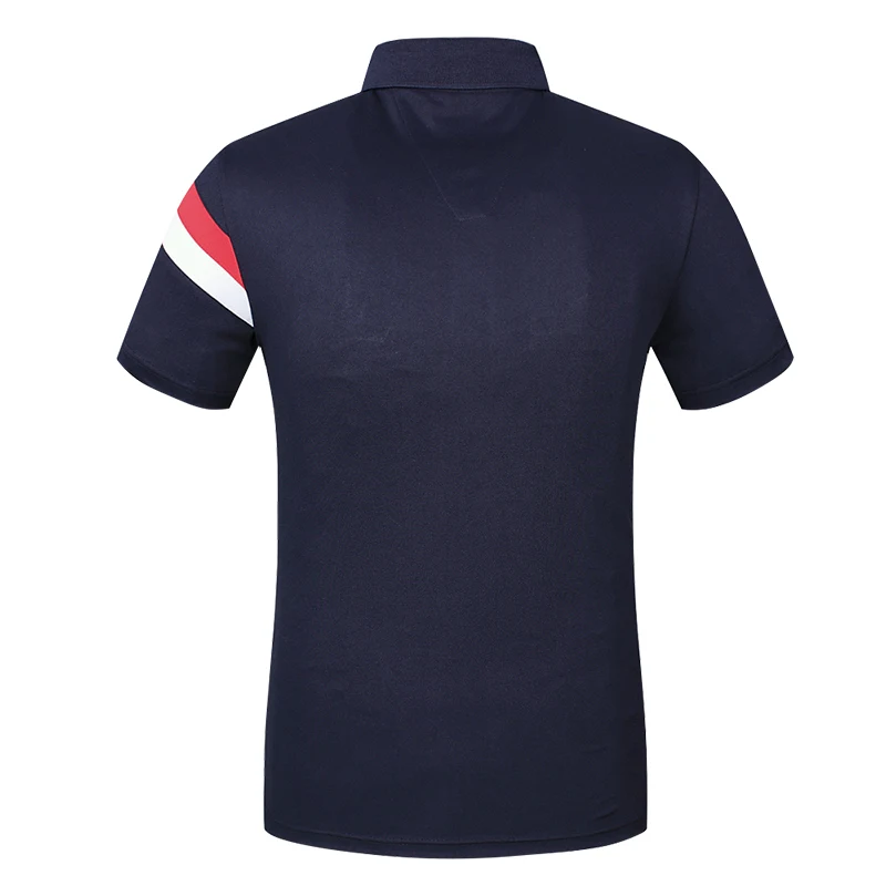 Для мужчин, рубашка поло для гольфа спортивные короткий рукав рубашка для гольфа Гольф отложной воротник Ropa De Гольф Para Hombre Спортивная футболка