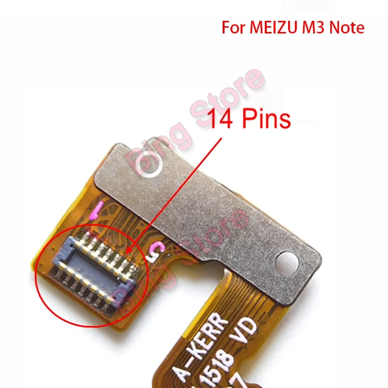 Для Meizu M2 M3 M3S U10 Note Meilan note 2 Кнопка Home сенсорная Идентификация отпечатков пальцев