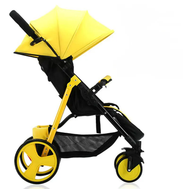 Lightweight 5.9KG Baby Stroller, Urltra Light Baby Pram with Super Shock Absorption, steel frame Baby Carriage with EVA wheel