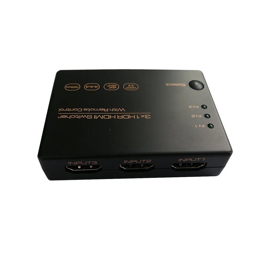3*1 HDMI переключатель с пультом дистанционного управления 3 Вход 1 Выход HDMI ТВ-приставка HDCP 2,2 4 K 60Hz раздаточная коробка HDMI 3 Порт HDMI коммутатор для ТВ PS4