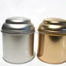 7,5*9 см Милая круглая жестяная банка/чайная коробка или шкатулка для ювелирных изделий без печати