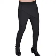 Новые корейские модные мужские брюки-кюлоты, повседневные легинсы, шаровары, костюмы певицы