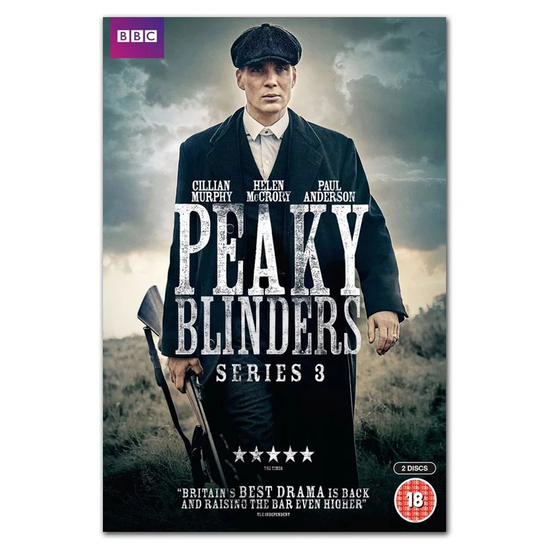 Peaky blinders-cillian Murphy США ТВ-шоу плакат стены искусства картина холст картина домашний декор плакаты и печать - Цвет: Зеленый