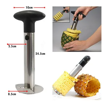 

Useful Fruit Pineapple Peeler Corer Slicers Cutter Kitchen Tools Easy Pineapple Peeling Melon Knife Fruit Salad Home Accessories