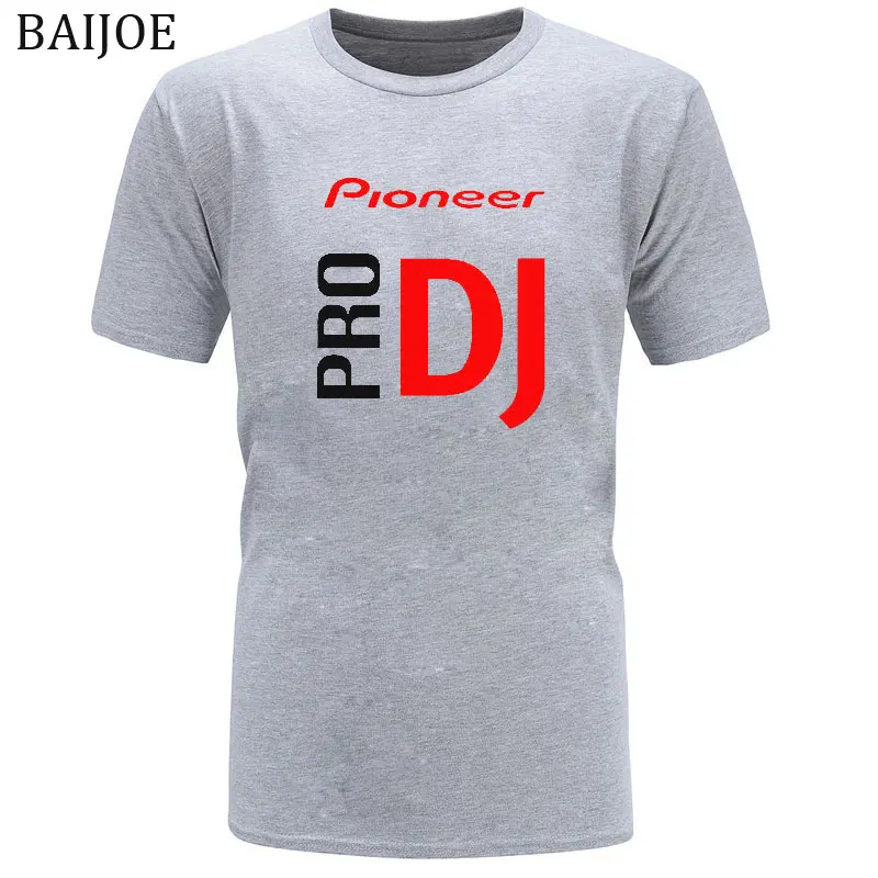 Новые летние модные DJ Pioneer PRO футболка мужчин с коротким рукавом случайные хлопка