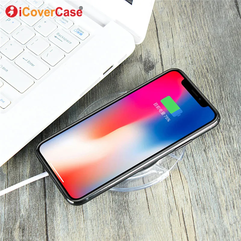 تشى شاحن لاسلكي لنوكيا 6.1 Nokia6.1 الهاتف المحمول الاكسسوارات وسادة الشاحن اللاسلكية شحن استقبال و لينة TPU حالة جديد